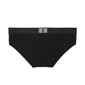 Victorias Secret Logo Cotton Shine Patch Hiphugger Panty Underwear. NWT XS